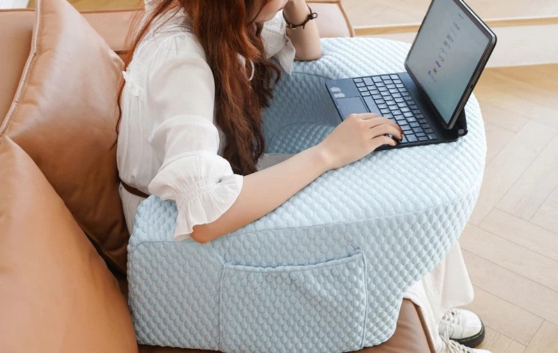 Oreiller de lecture ergonomique