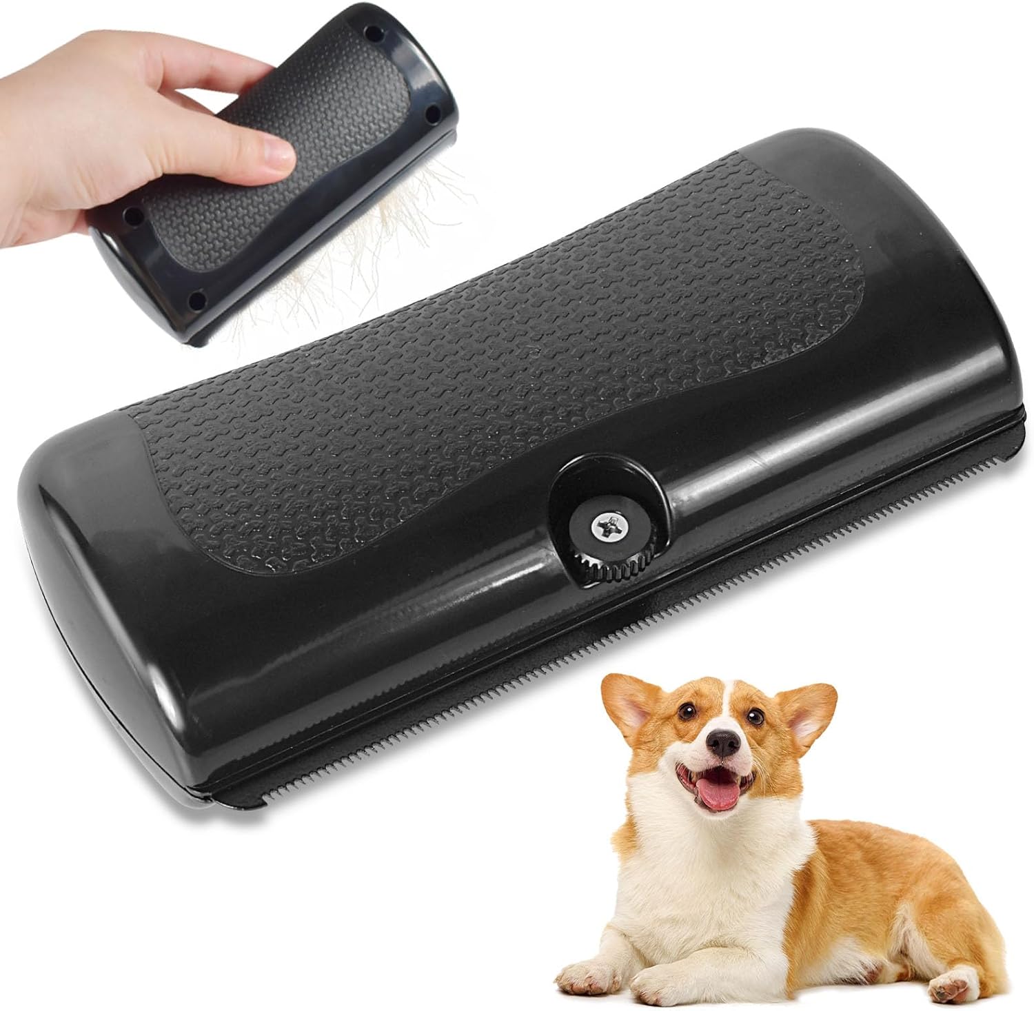 Brosse autonettoyante pour animaux