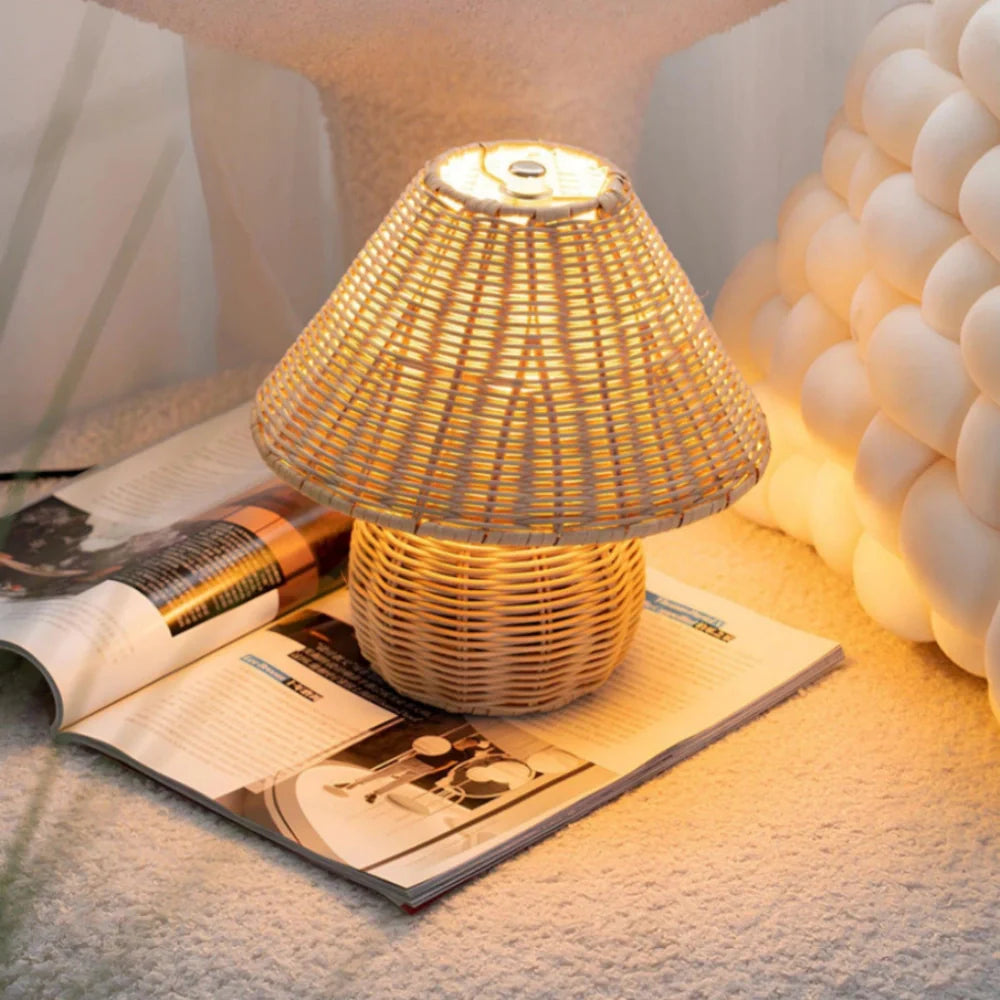 Bamboo Lampe