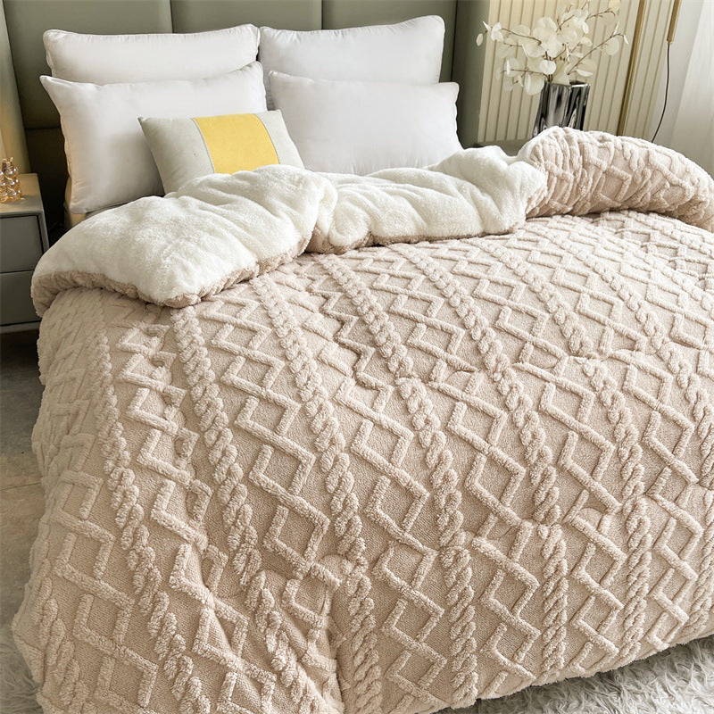 Doppelte Kuscheldecke
