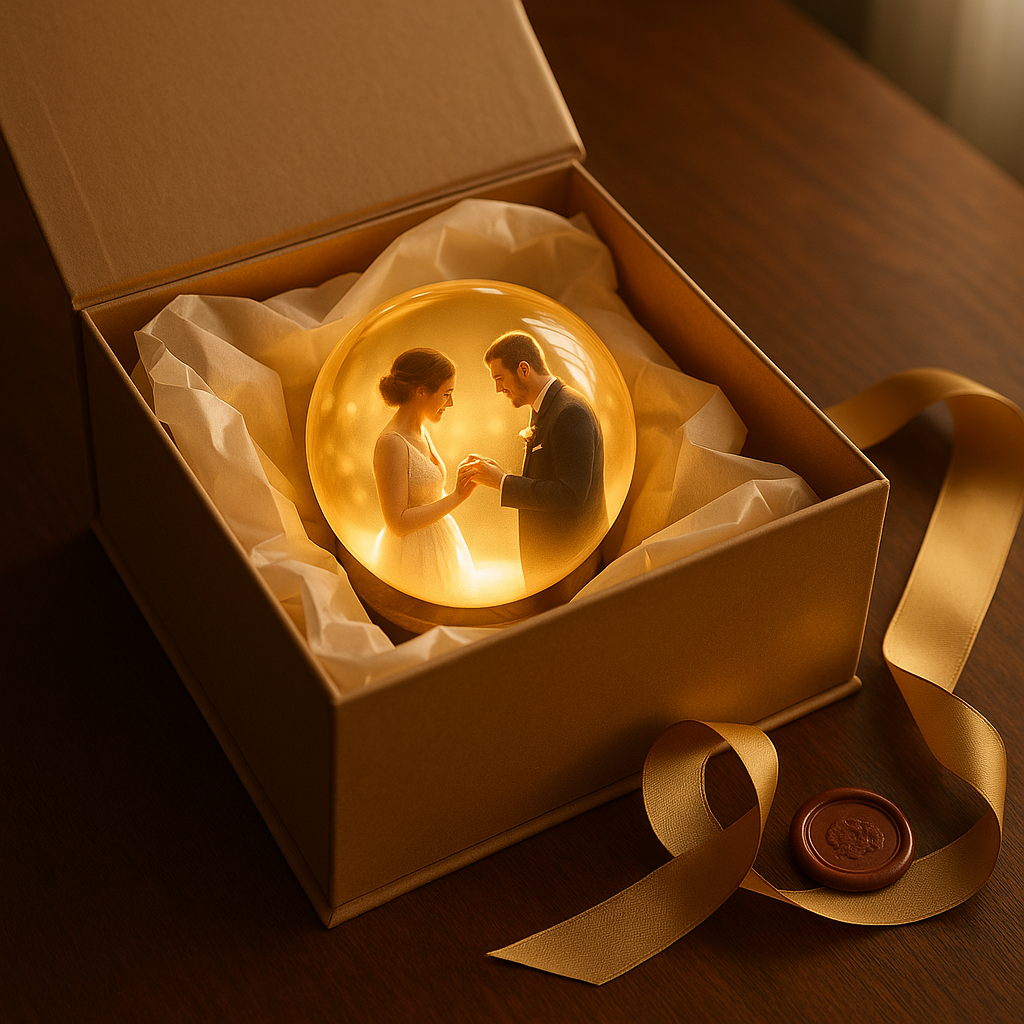 Personalisiertes 3D Kristallfotoalbum