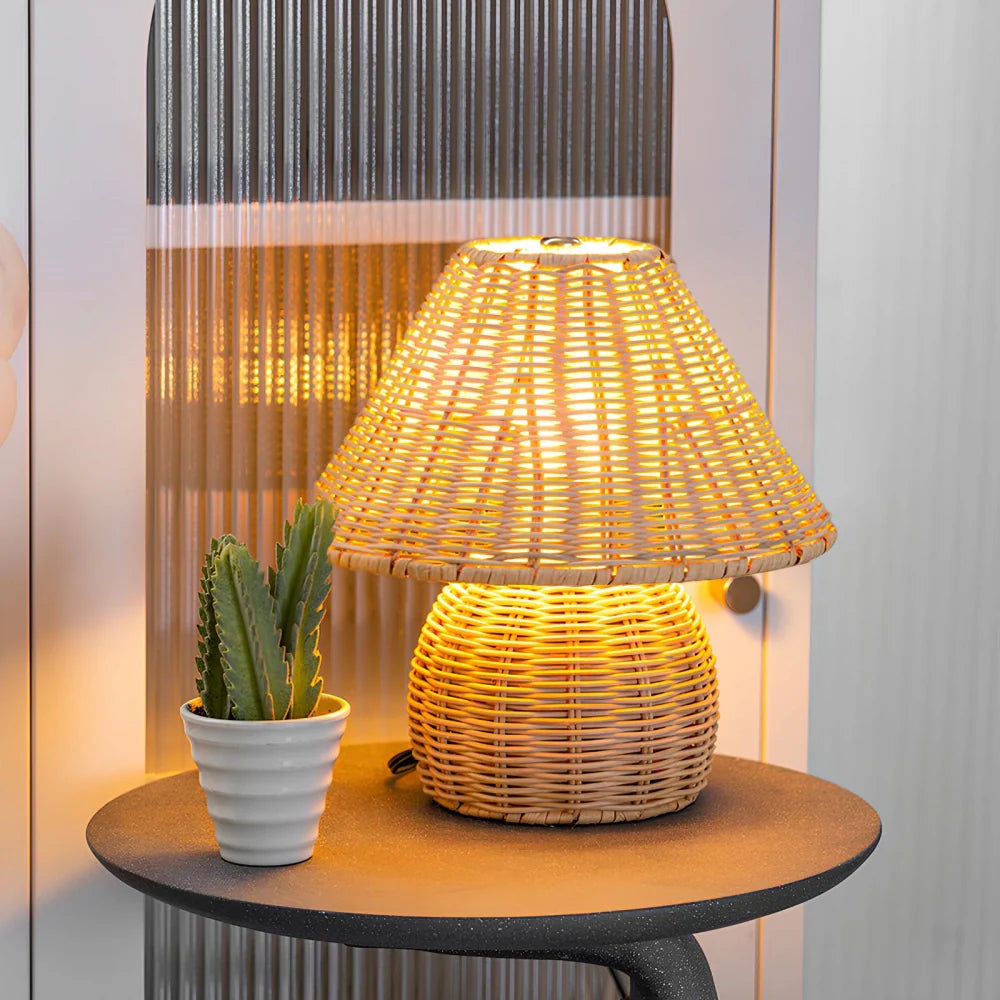 Bamboo Lampe