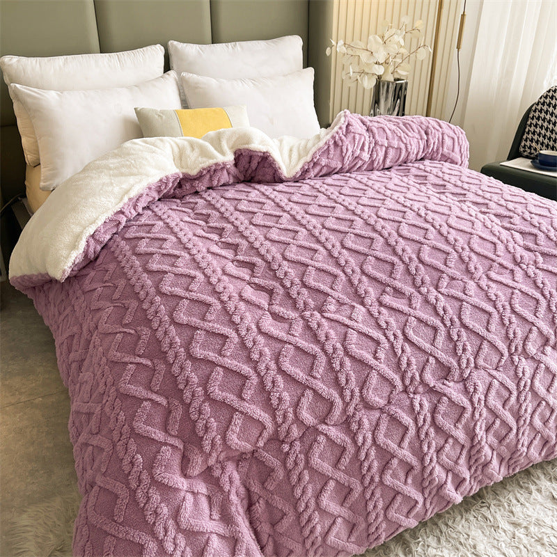 Doppelte Kuscheldecke