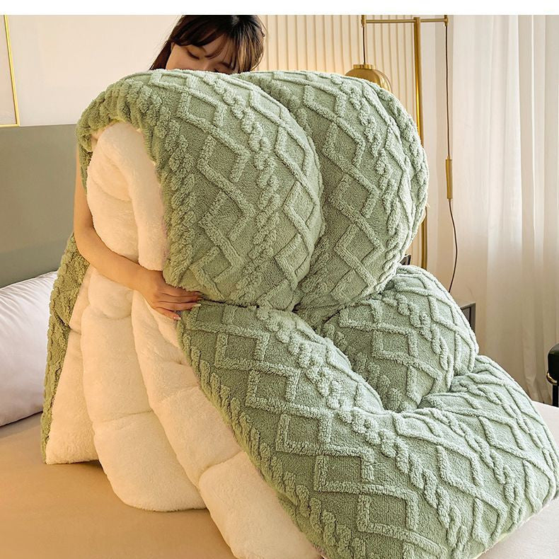 Doppelte Kuscheldecke