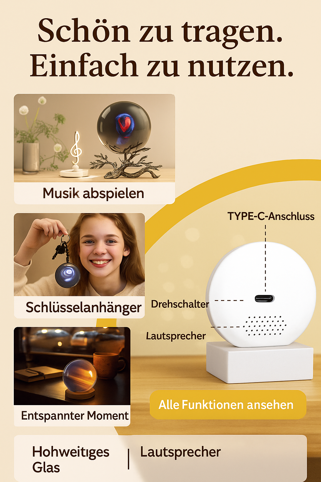 Personalisiertes 3D Kristallfotoalbum
