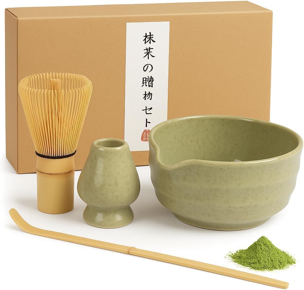 Matcha Tea Set Zen 4-in-1