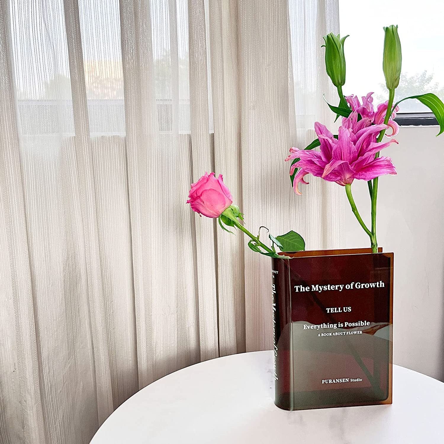 Deko Acryl Blumenvase