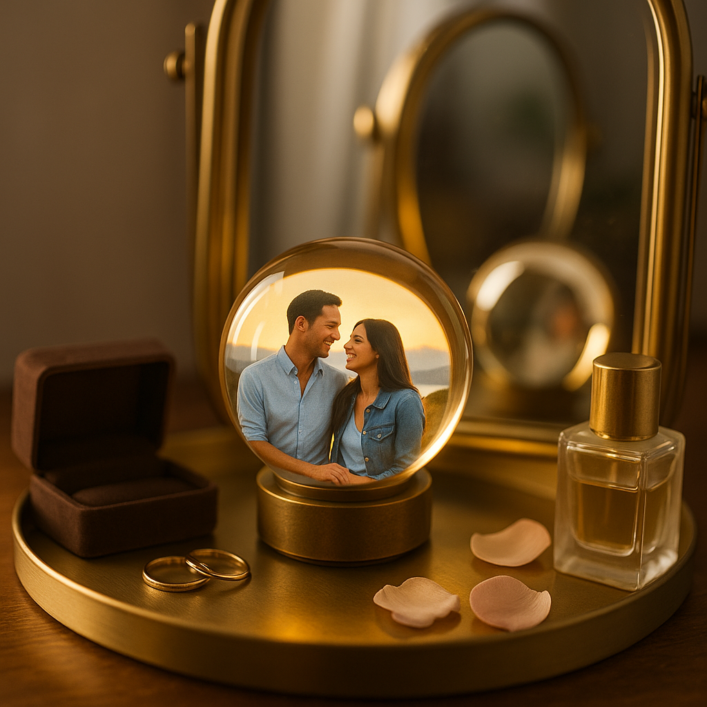Personalisiertes 3D Kristallfotoalbum