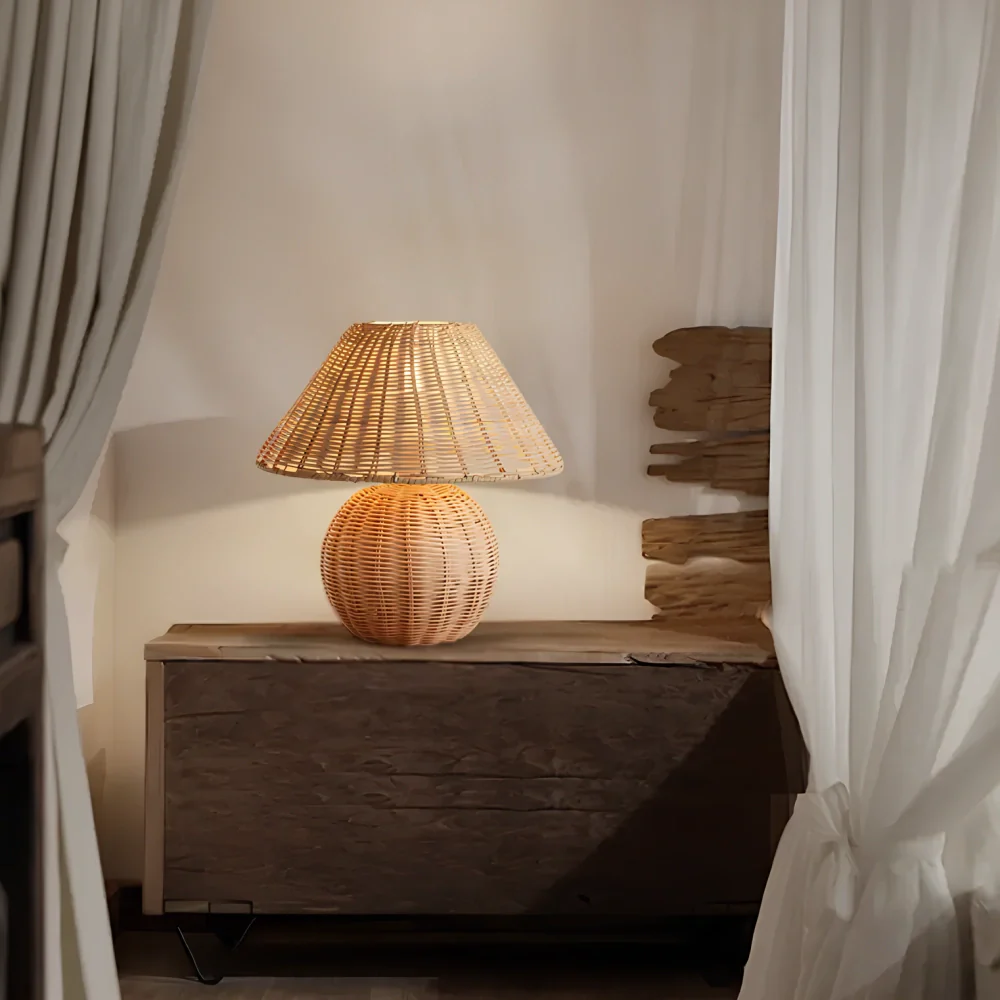 Bamboo Lampe