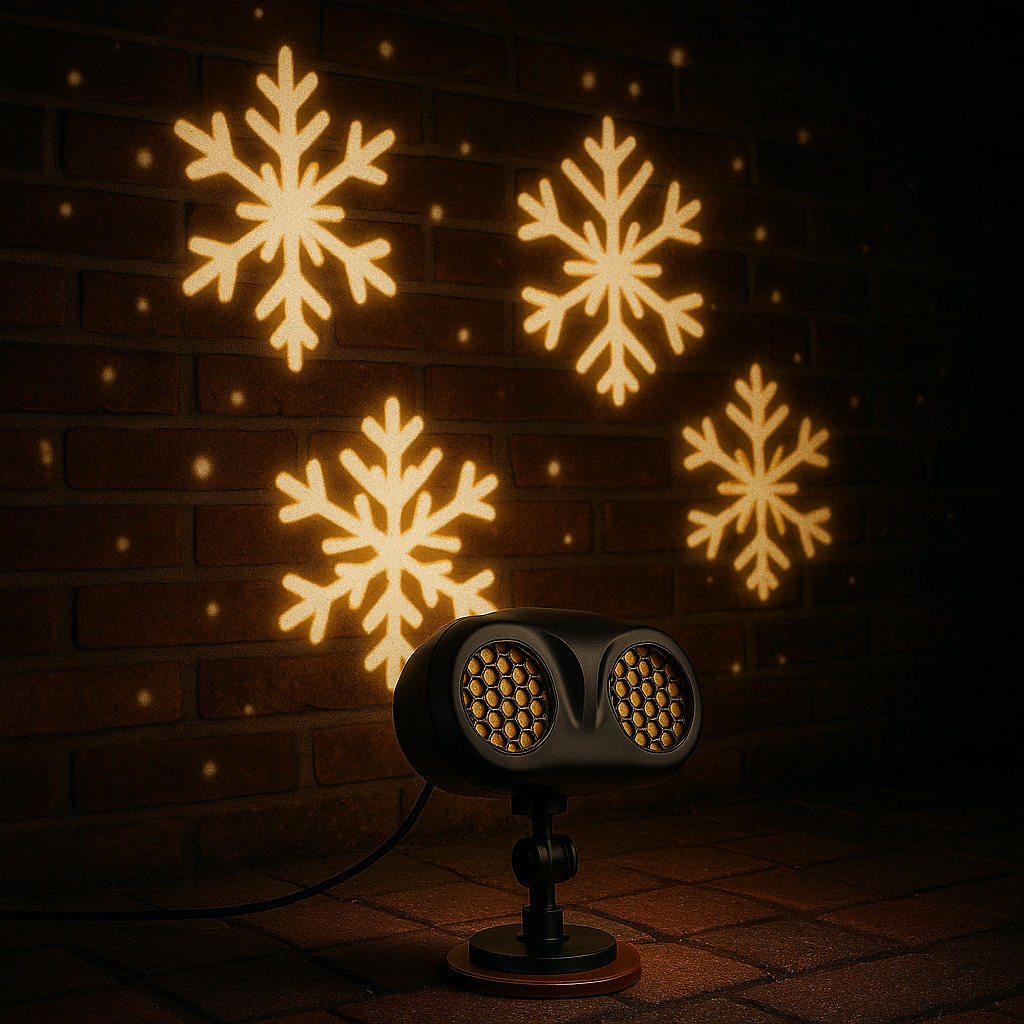 Weihnachts Schneeflockenprojektor