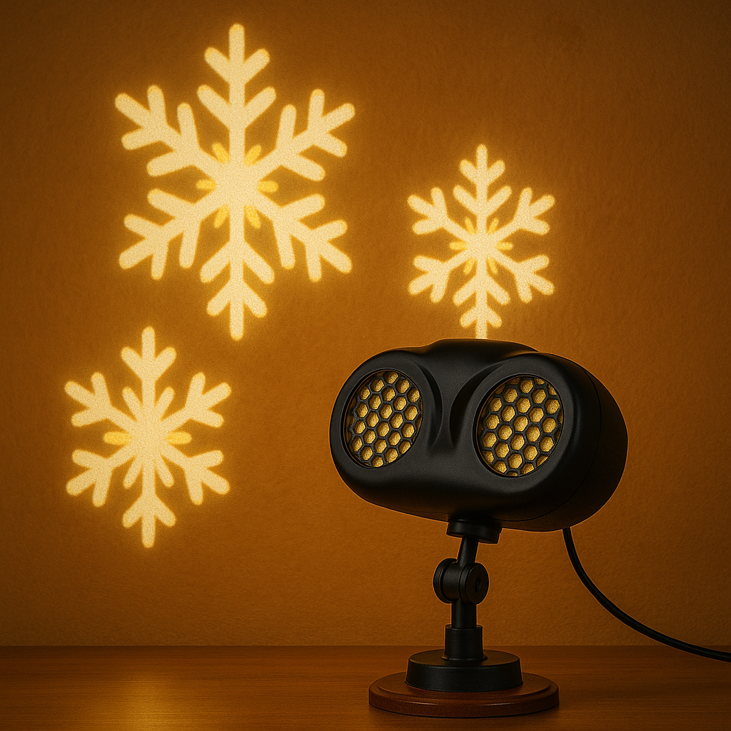 Weihnachts Schneeflockenprojektor
