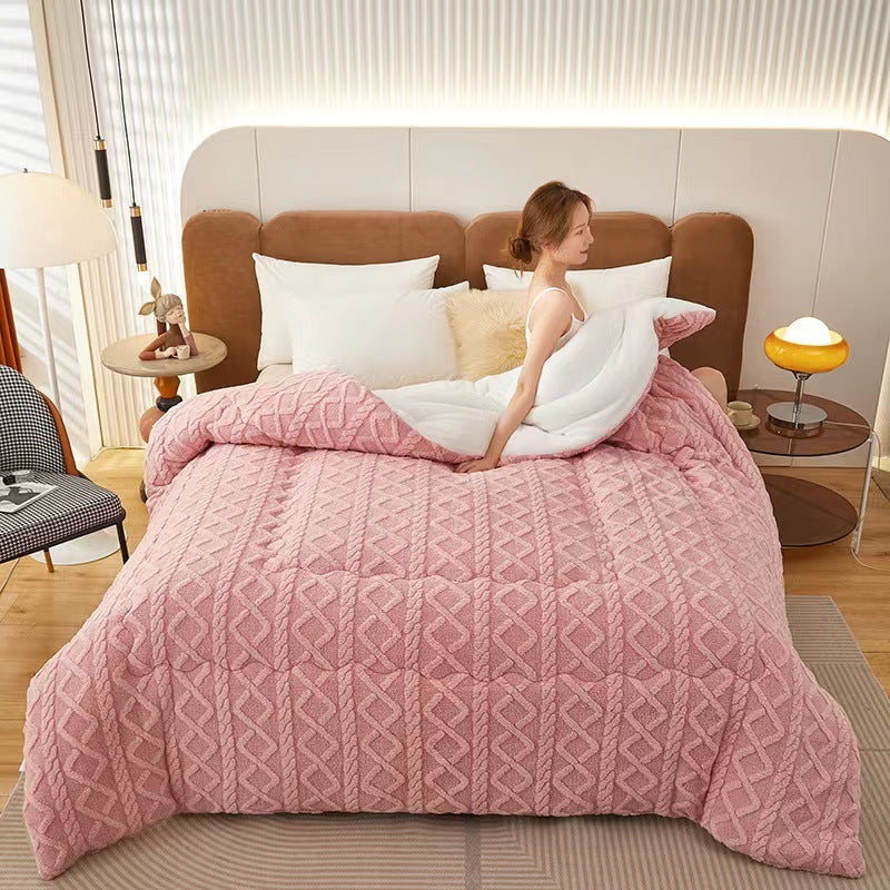 Doppelte Kuscheldecke