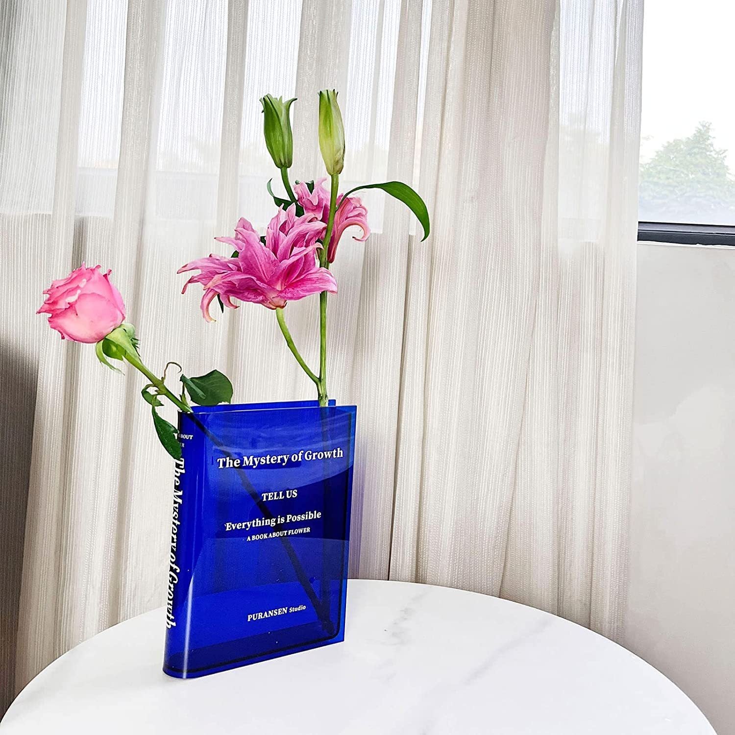 Deko Acryl Blumenvase