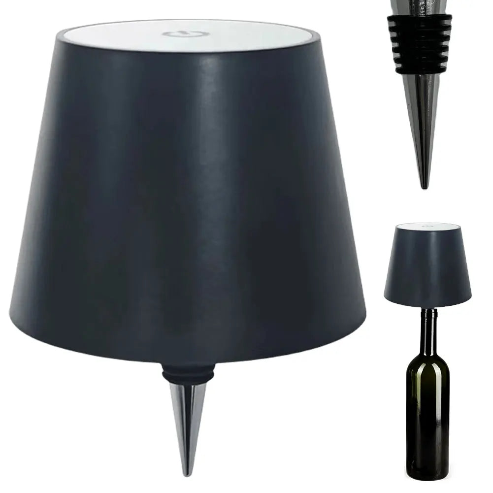 Kreative Flaschenlampe