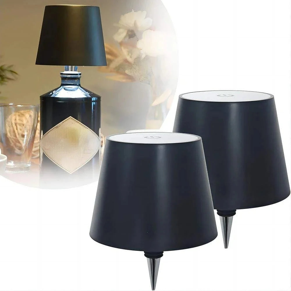 Kreative Flaschenlampe