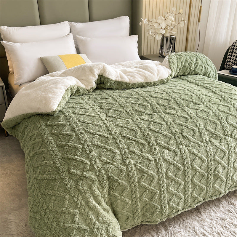 Doppelte Kuscheldecke