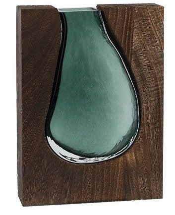 Skandinavische Holzvase