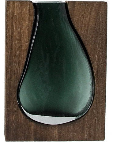 Skandinavische Holzvase