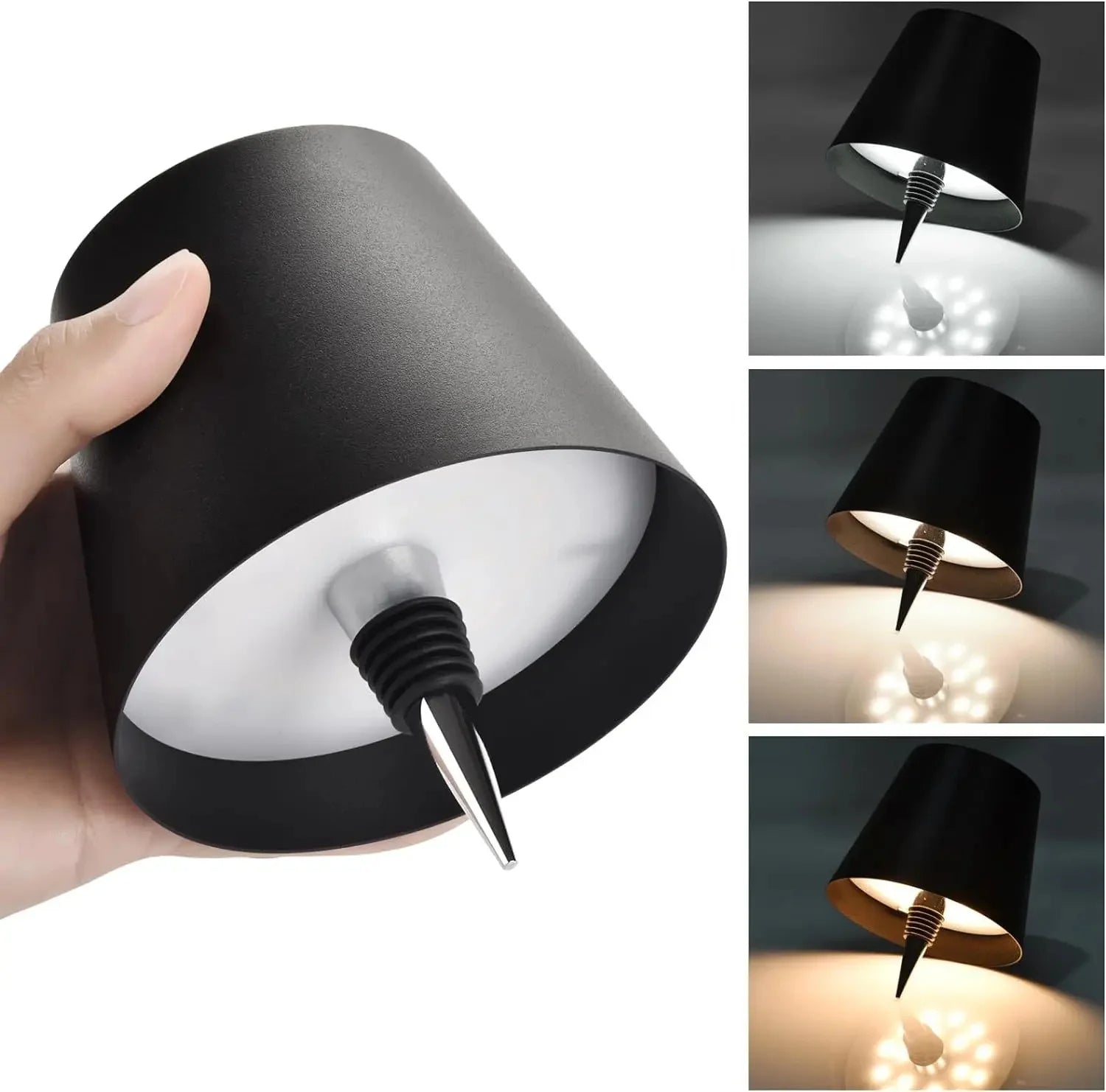 Kreative Flaschenlampe